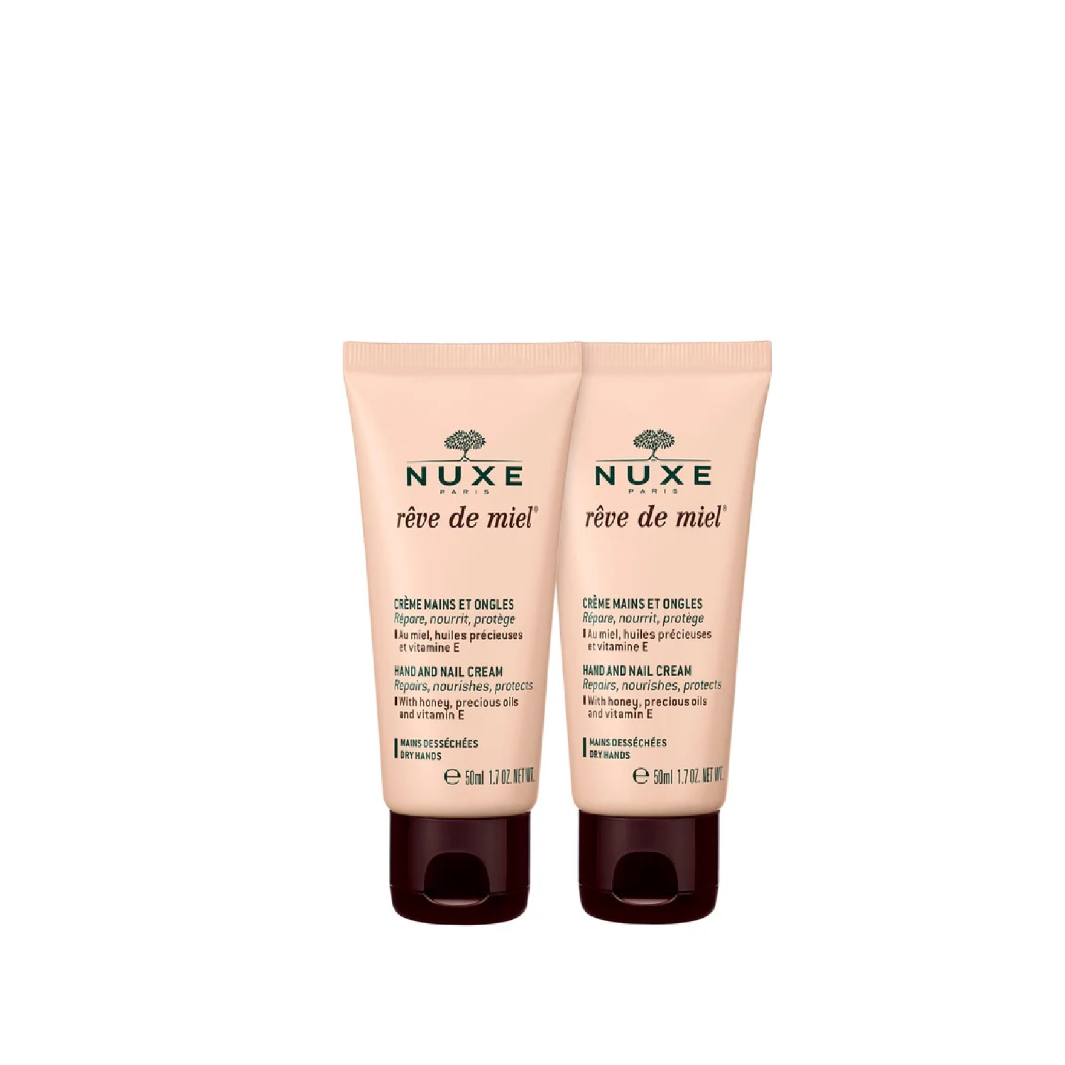 SET CON DOS CREMAS PARA MANOS Y UÑAS RÊVE DE MIEL (SET DE CREMAS PARA MANOS)